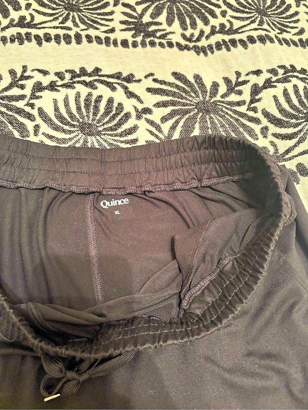 Quince Flowknit Mid-Rise Joggers Black Size XL - Picture 4 of 6